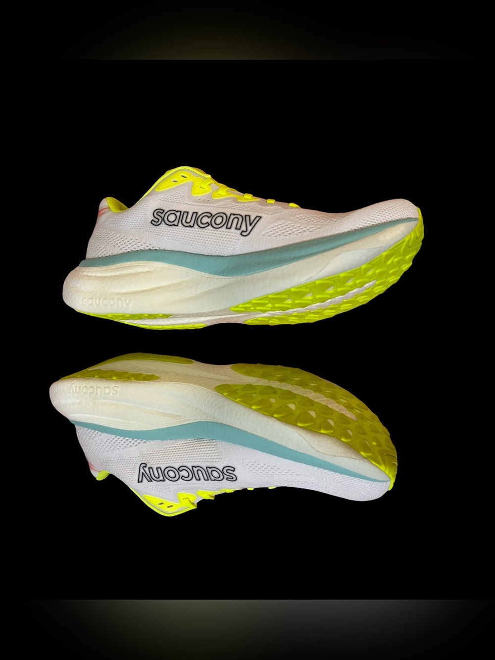 LIKE BRAND NEW IN BOX. SAUCONY WOMENS RIDE 19, COLOR WHITE/SPLASH, SIZE 10.5,Run - Picture 16 of 16